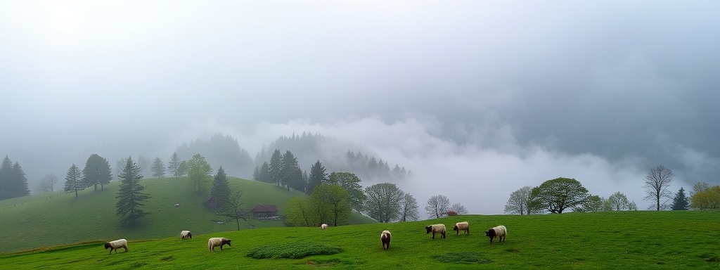 Die Legende der Flüsternden Nebel von Schwanden bei Brienz